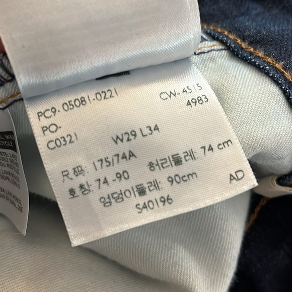 Levi’s Made & Crafted Tack Slim Blue Jeans Classic Comfort Traditional Unisex - Picture 4 of 11